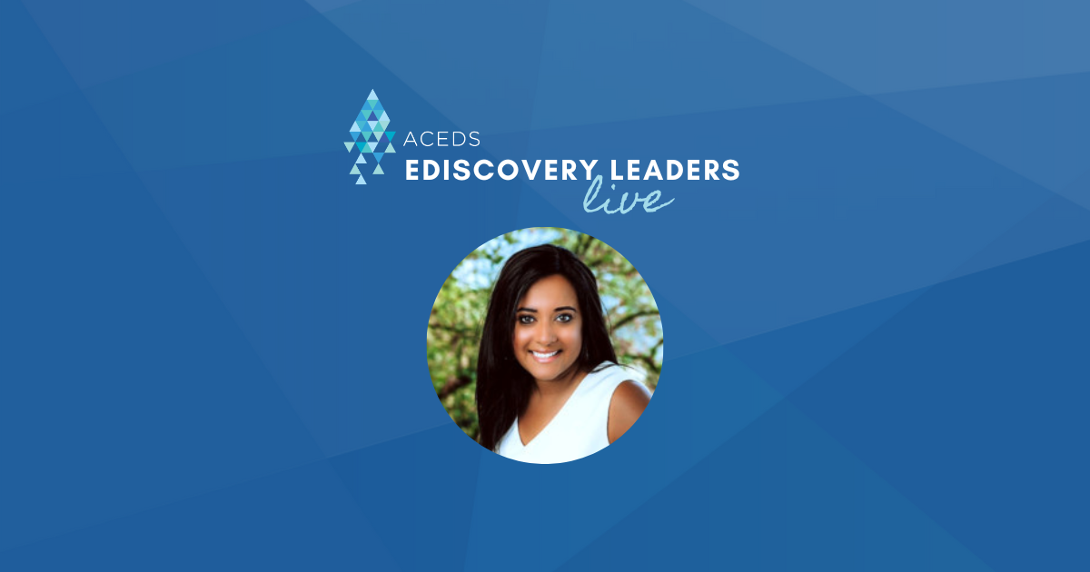 eDiscovery Leaders Live Rose Singh of Triage Data Solutions